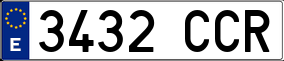 Truck License Plate